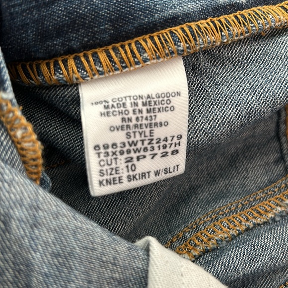 Ralph Lauren Jean Skirt - Picture 3 of 5